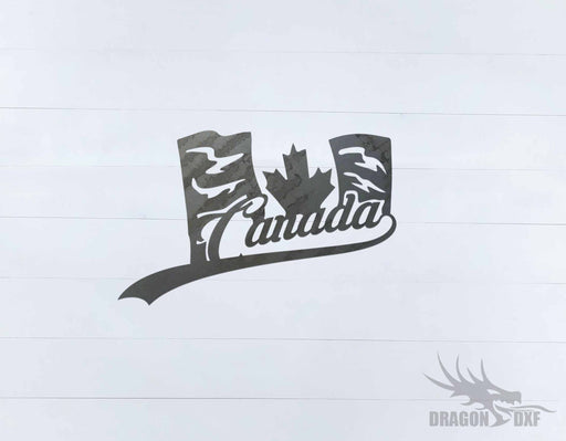 Canadian Welcome Sign 7 - DXF Download
