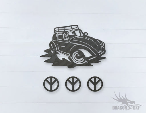 Car Wind chime 14  - DXF Download