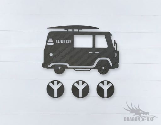 Car Wind chime 17  - DXF Download