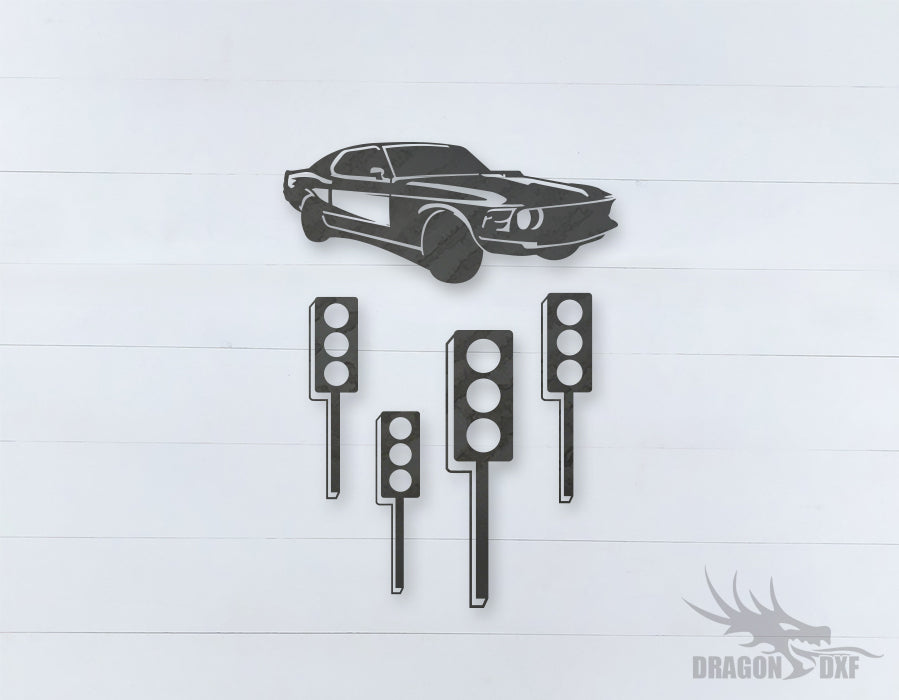 Car Wind chime 2  - DXF Download