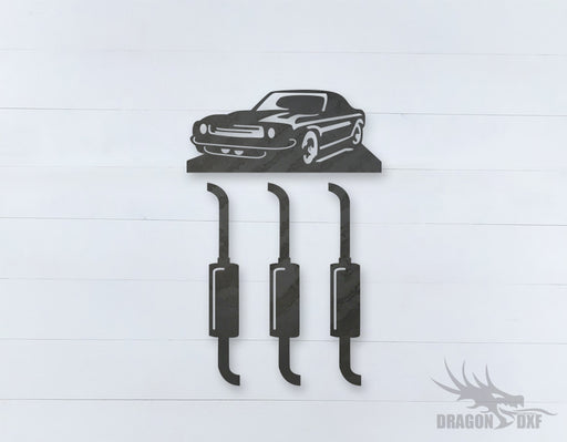 Car Wind chime 9  - DXF Download