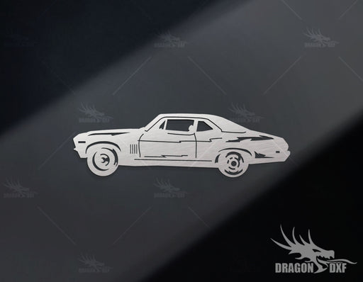 Muscle Car  - DXF Download