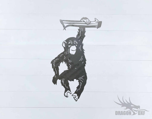 Animal - Chimpanzee  Design- DXF Download