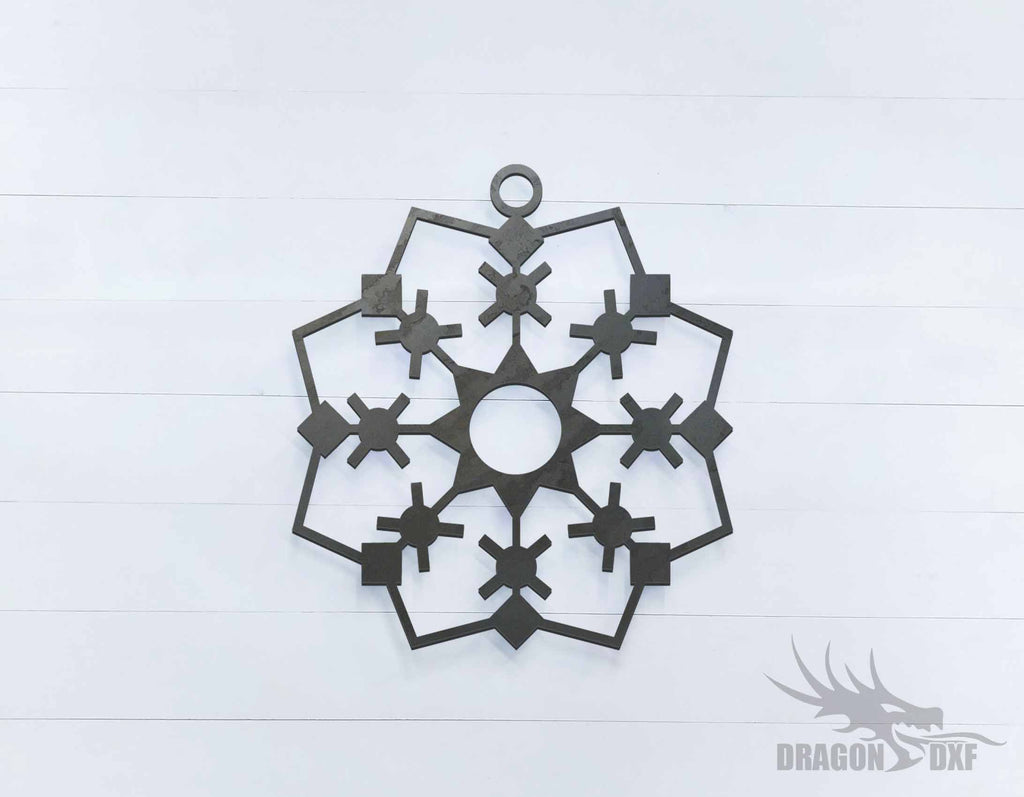 Christmas Star 1 Sign - DXF Download — DragonDXF