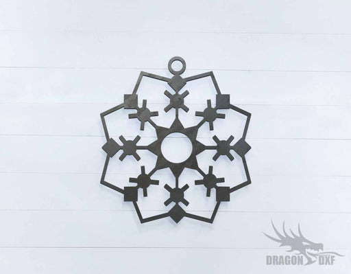 Christmas Star 1 Sign - DXF Download