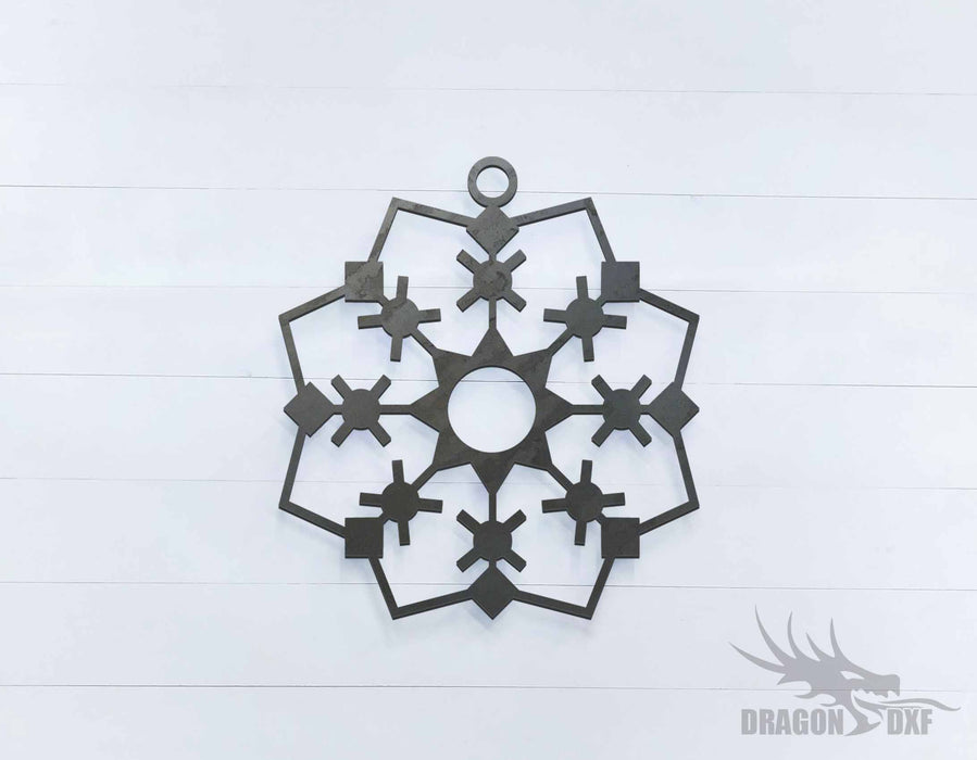 Christmas Star 1 Sign - DXF Download