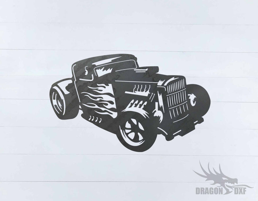 Classic Hot Rod Design 11 -  DXF Download