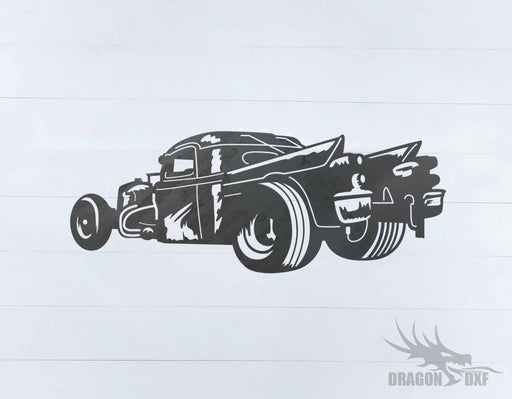 Classic Hot Rod Design 12 -  DXF Download
