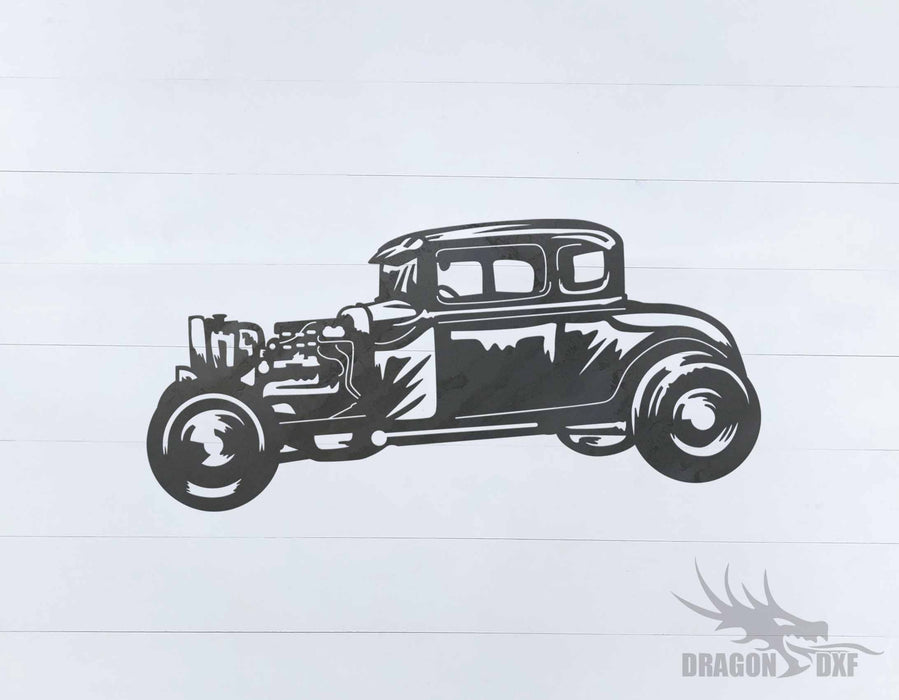 Classic Hot Rod Design 14 -  DXF Download