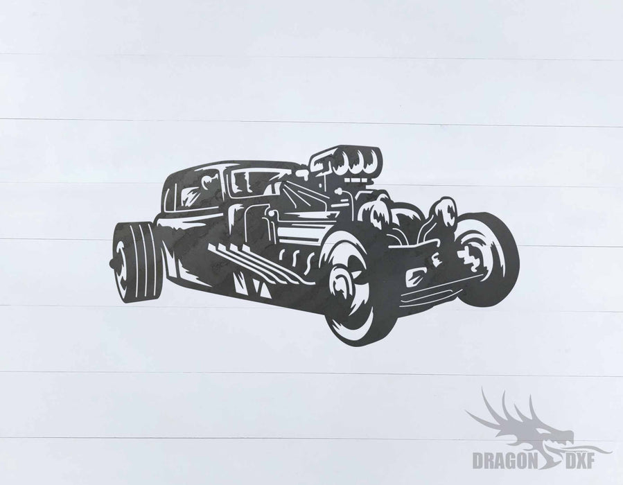 Classic Hot Rod Design 15 -  DXF Download