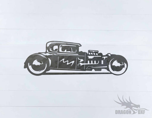 Classic Hot Rod Design 1 - DXF Download