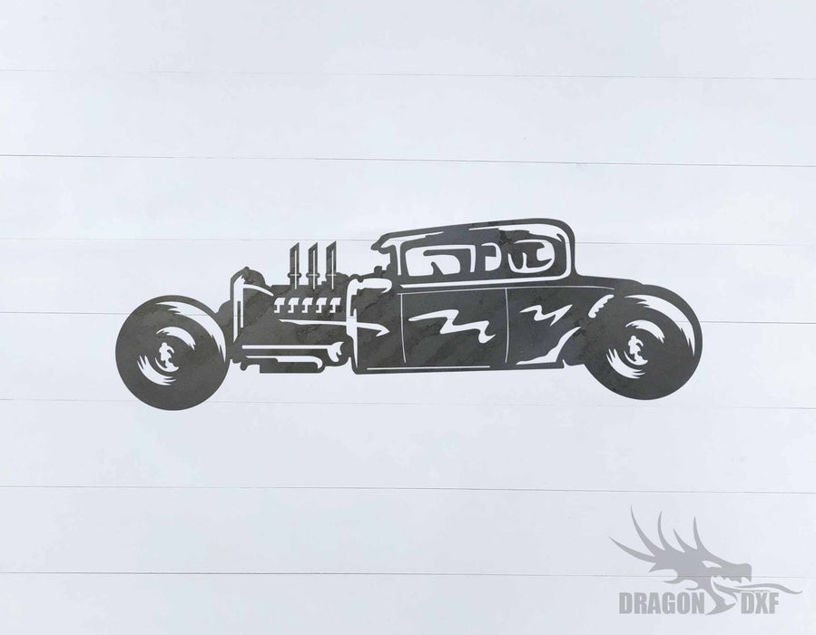 Classic Hot Rod Design 2 - DXF Download