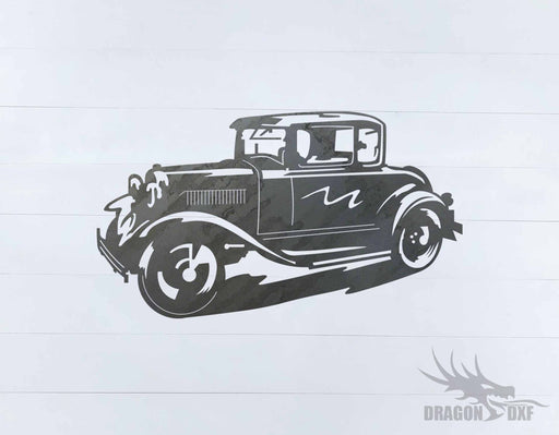 Classic Hot Rod Design 3 - DXF Download