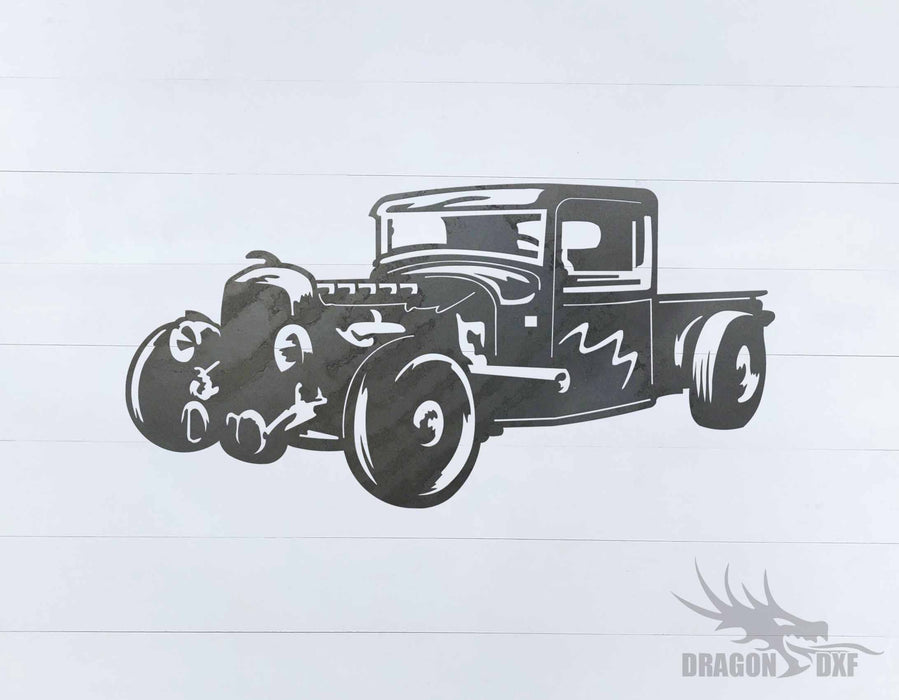 Classic Hot Rod Design 5 - DXF Download