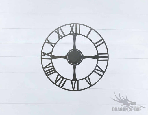 Clock Design 1  - DXF Download