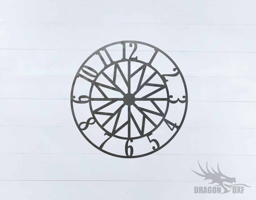 Clock Design 2  - DXF Download