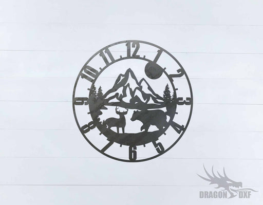 Clock Design 6 - DXF Download