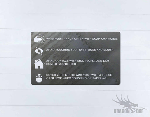 Covid-19 Design 7 - DXF Download