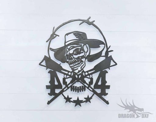Cowboy Skull - DXF Download
