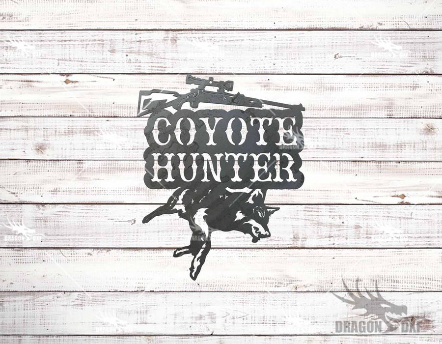 Coyote Hunting Design Package (15 Designs) - Plasma Laser DXF Cut File