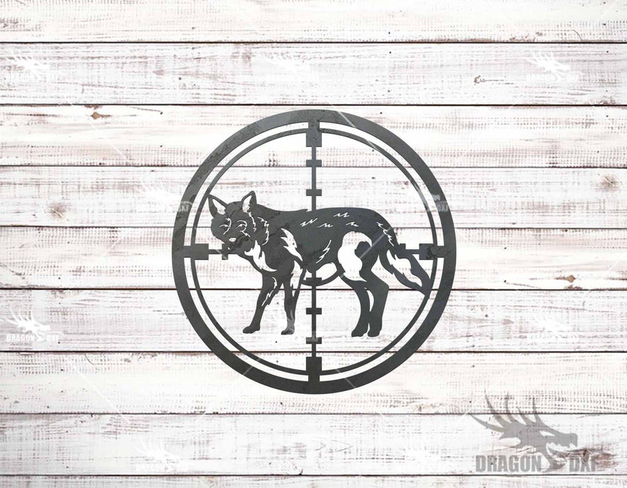 Coyote Hunting Design Package (15 Designs) - Plasma Laser DXF Cut File