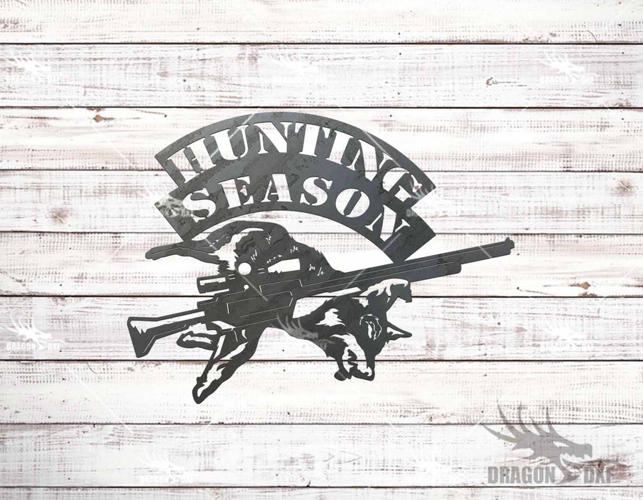 Coyote Hunting Design Package (15 Designs) - Plasma Laser DXF Cut File