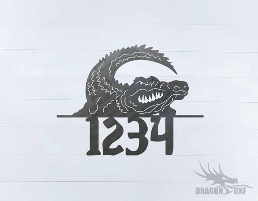 Crocodile Home Number -  DXF Download