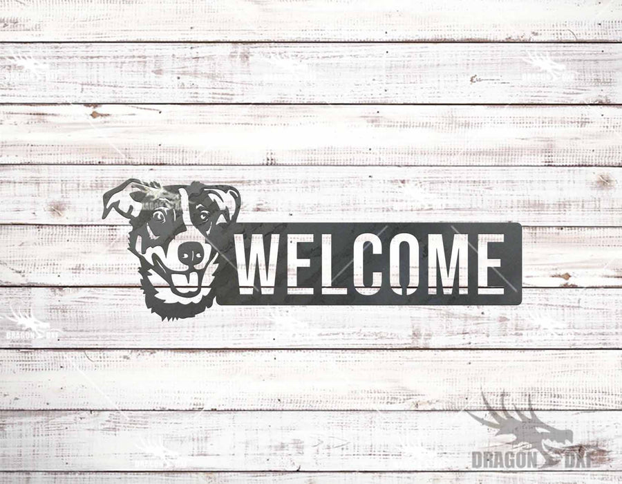 Dog Signs / Dog Welcome Signs (10 Designs) - Plasma Laser DXF Cut File