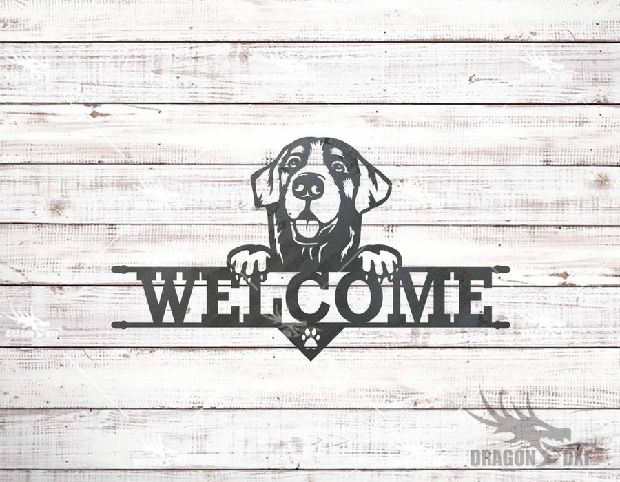 Dog Signs / Dog Welcome Signs (10 Designs) - Plasma Laser DXF Cut File