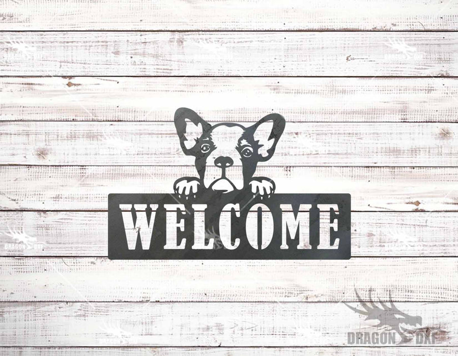 Dog Signs / Dog Welcome Signs (10 Designs) - Plasma Laser DXF Cut File
