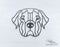 Rottweiler - Geometric - Deco - Animals -  DXF Download