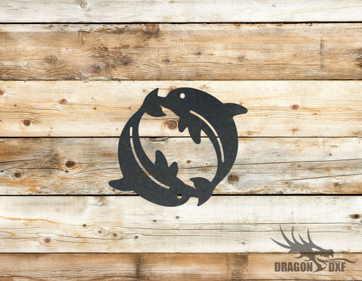 Dolphin Design 1 - Sea Animal -  DXF Download