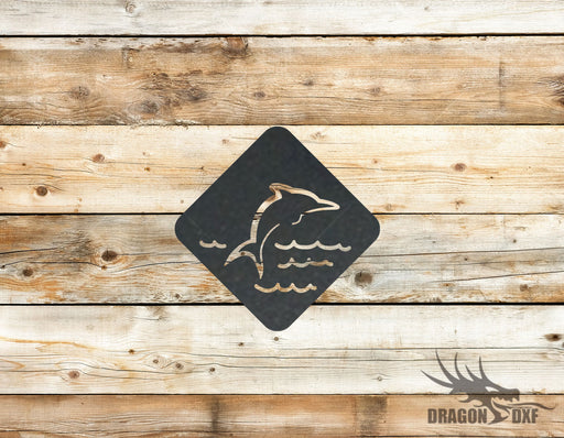 Dolphin Design 3 - Sea Animal -  DXF Download