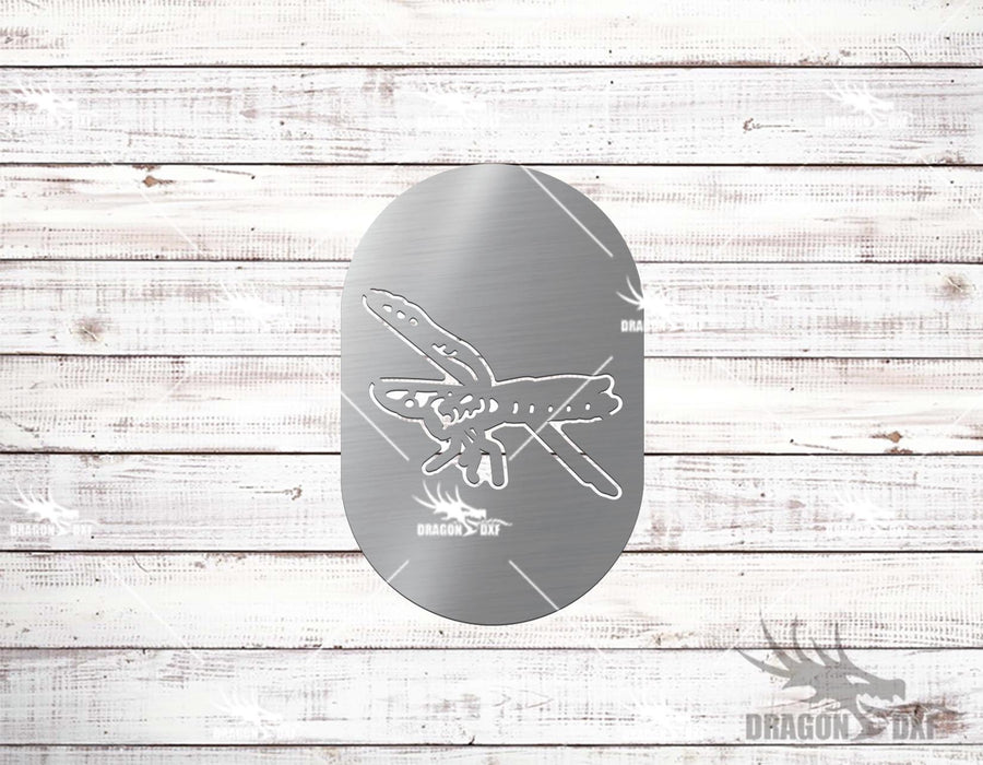 Dragonfly 6 Design  - Plasma Laser DXF Cut File