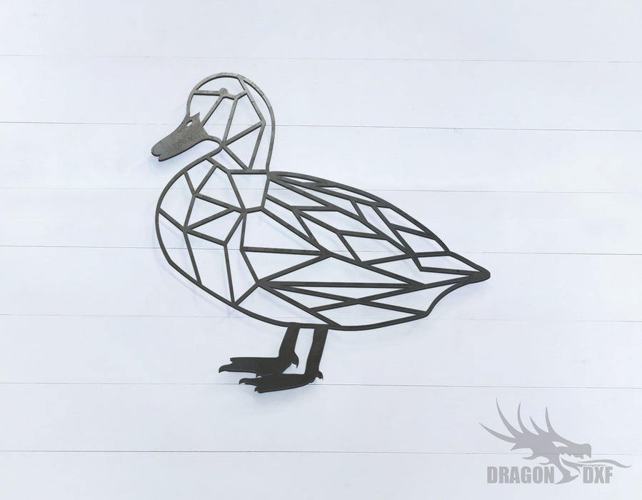 Duck - Geometric - Deco - Animals -  DXF Download