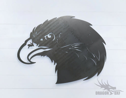 Eagle facing left - Zoo Animals -  DXF Download