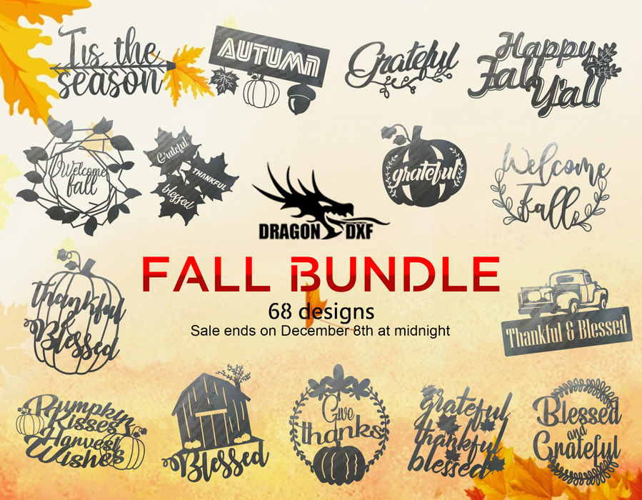 Fall Bundle - DXF Download