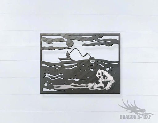 Fishing Under the Sun - DXF Download