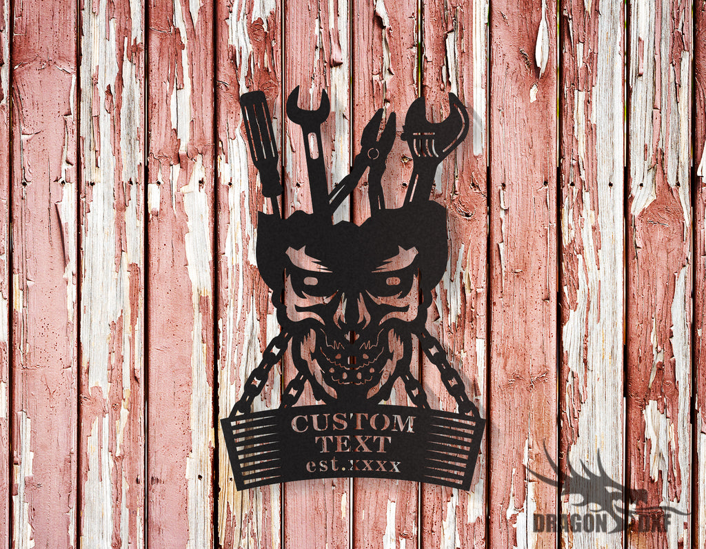 Garage Sign 5 - DXF Download — DragonDXF