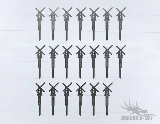 Garden Stake Design Package 2 - DXF Download