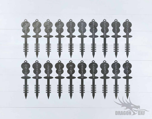 Garden Stake Design Package 3 - DXF Download