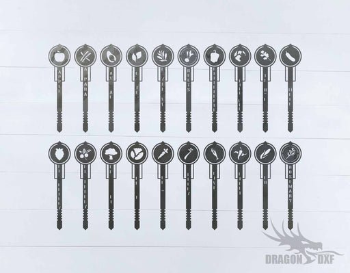 Garden Stake Design Package 4 - DXF Download