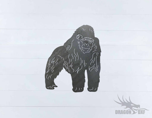 Animal - Gorilla Design - DXF Download