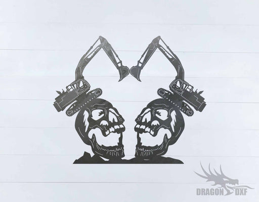 Heavy Equipment - Skull Design 4 - DXF Download