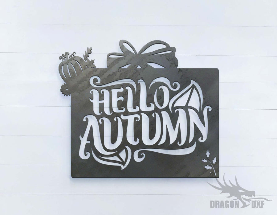 Hello Autumn - DXF Download
