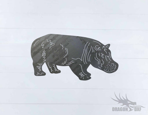 Animal - Hippo Design - DXF Download
