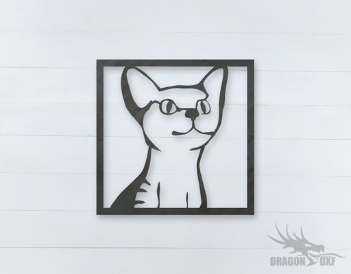 Home Decor Cat Design 1  - DXF Download