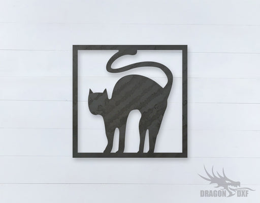 Home Decor Cat Design 7  - DXF Download