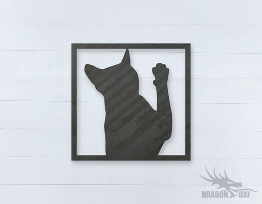Home Decor Cat Design 8  - DXF Download