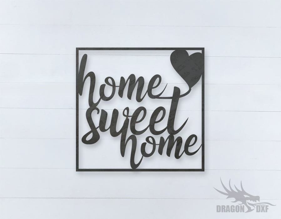 Home Sweet Home Design 1 - DXF Download